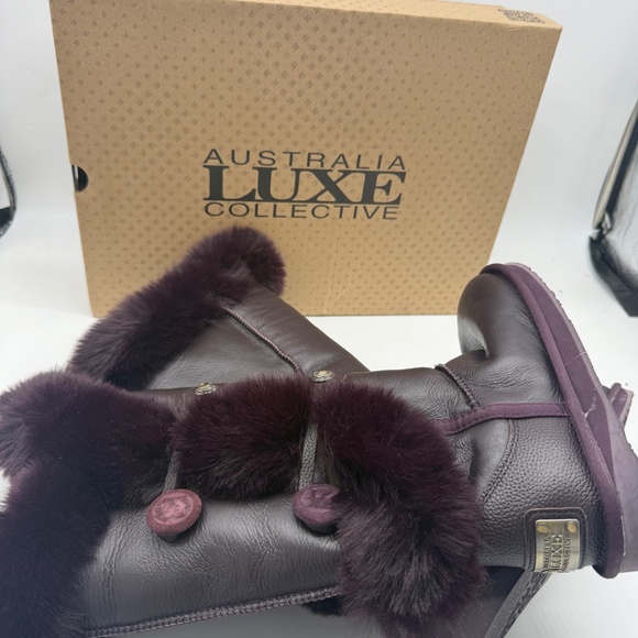 Australia Luxe Co. New with tags. Nordic Tall Prince leather finish size 7 - Picture 3 of 7